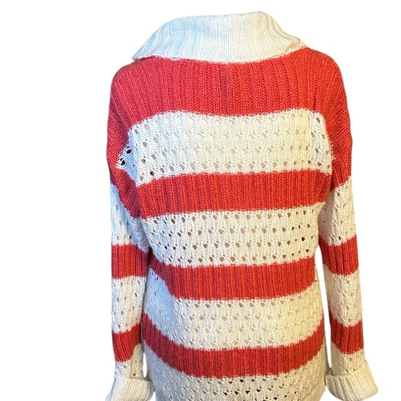 Aeropostale Striped Long Cardigan Sweater Size Extra Large - Picture 6 of 6